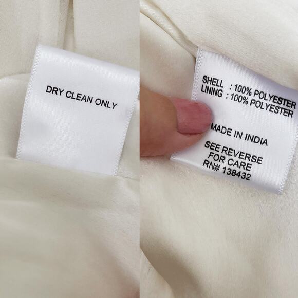 MODCLOTH Cape May Beaded Gown Maxi Dress in White Size 2 - Picture 11 of 11